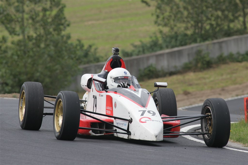 Kevin Suensson stod for weekendens overraskelse i Formel Ford-klassen
(Foto: Henning Smed)